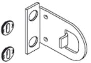 Benthin Fixing Bracket 51mm, white for large rollers