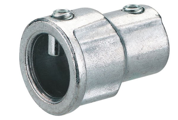 Geiger Coupling Piece, Long Groove Output, 2 Screws