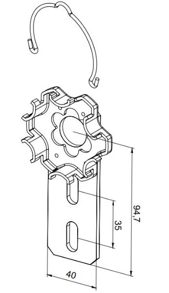 Nice Aluminium Bracket for Era M SH motors