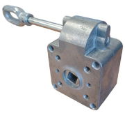 Geiger 13:1 Gearbox, 27Nm, Eyelet in, 13mm sqaure out