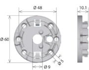 Gaposa Quick Connection Motor Bracket for Range 40 Motors