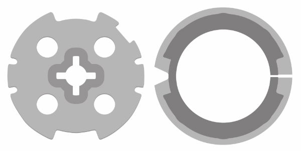 Gaposa 40mm adaptors for DC30 motors