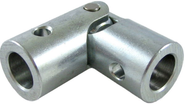 Geiger Universal Joint, 12mm Rd in - 12mm Rd out, Zinc