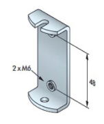 Simu Bracket for T5 motors, M6 centred