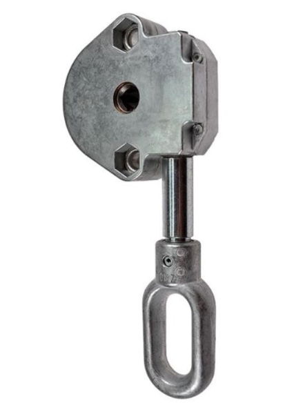 Geiger Worm Gear 6:1 End Stop Eyelet in, 7mm sq out