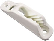 Jam Cleat Medium with Fairlead White Nylon (Pack 10)