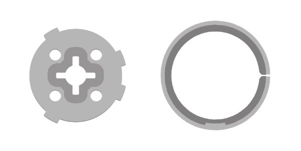 Gaposa 29mm Adaptors for DC30 motors