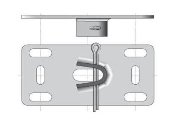 Somfy Adjustable Plug End Plate