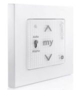Somfy Smoove Uno IO Wall Switch & Frame - Pure