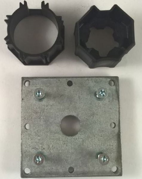 Somfy 70mm Octagonal Tube Adapt Kit, LT60 inc.Override Bkt